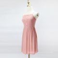 sleeveless suspenders smock dress